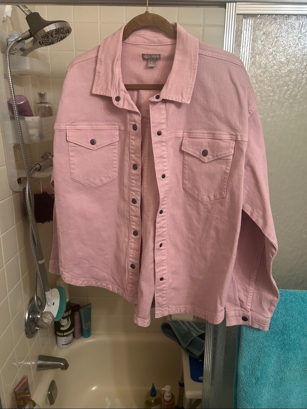 Falls Creek Pink Jean Jacket